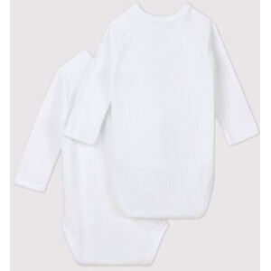Petit Bateau Wickelbody Langarm Bio 2er Set