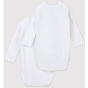Petit Bateau Wickelbody Langarm Bio 2er Set