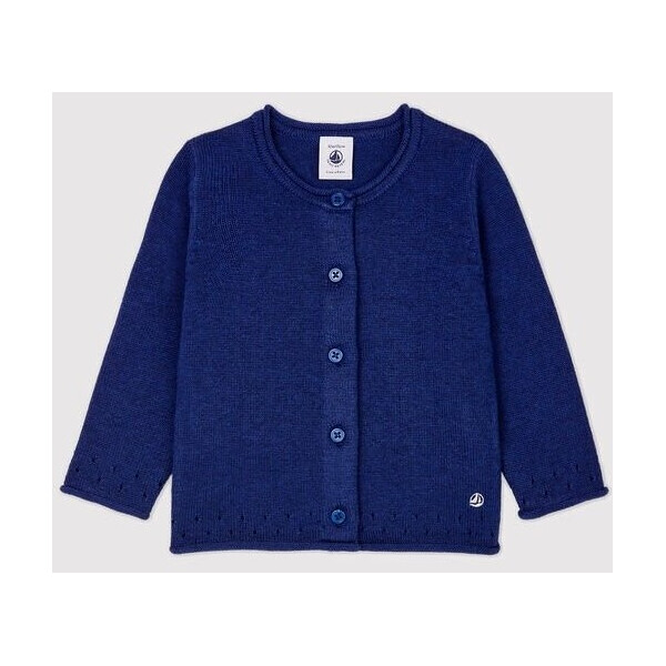 Petit Bateau Cardigan aus Baumwolle/Wolle