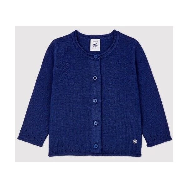 Petit Bateau Cardigan aus Baumwolle/Wolle