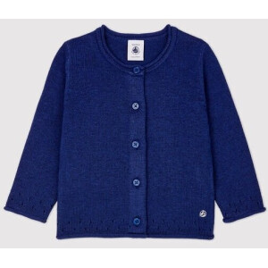Petit Bateau Cardigan aus Baumwolle/Wolle