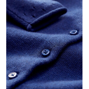 Petit Bateau Cardigan aus Baumwolle/Wolle