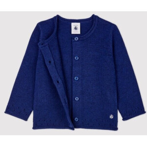 Petit Bateau Cardigan aus Baumwolle/Wolle