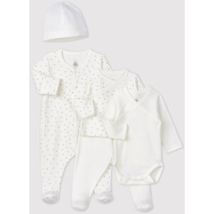 Petit Bateau Newborn-Set 5tlg. aus Biobaumwolle