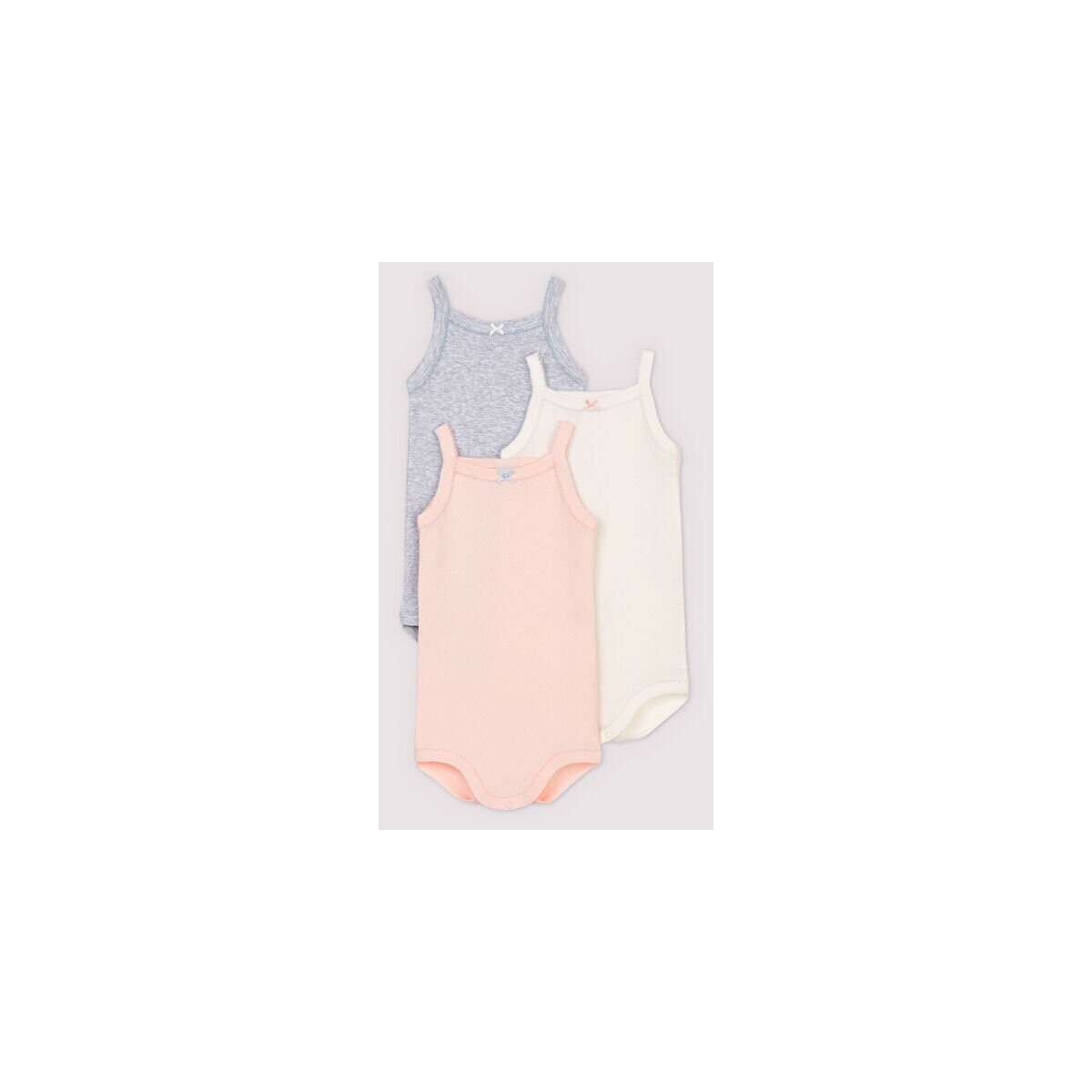 Petit Bateau Body (Lot de 3) Mixte Enfant, Variante 1, 12 mois