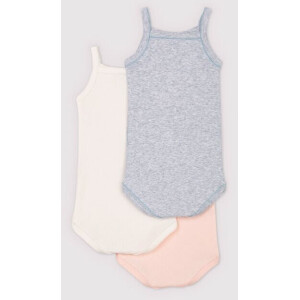 Petit Bateau Body ohne Ärmel 3er Set...