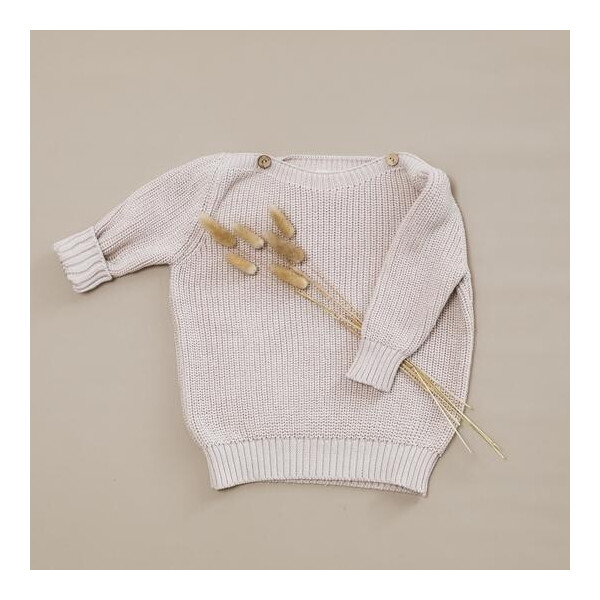 Cosyroots Oversize-Strickpullover aus Biobaumwolle