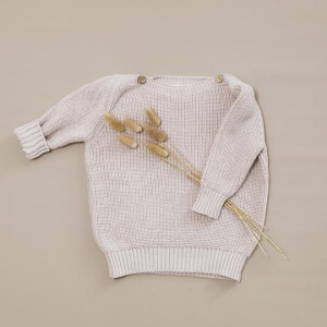 Cosyroots Oversize-Strickpullover aus Biobaumwolle