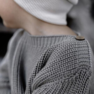 Cosyroots Oversize-Strickpullover aus Biobaumwolle