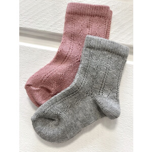 Minymo Socken 2er Pack Pointelle