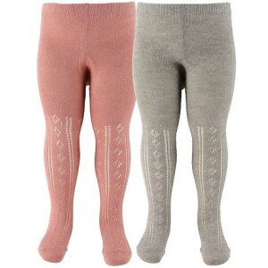 Minymo Strumpfhose 2er Set Pointelle