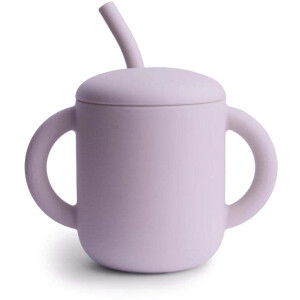 Mushie Trinkbecher mit Strohhalm