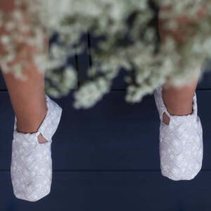 Cosyroots Krabbelschuhe Recycelt Classy Flowers