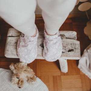 Cosyroots Krabbelschuhe Recycelt Classy Flowers