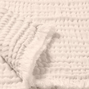 Nordic Coast Company Baby Musselindecke Fransen