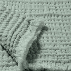 Nordic Coast Company Baby Musselindecke Fransen