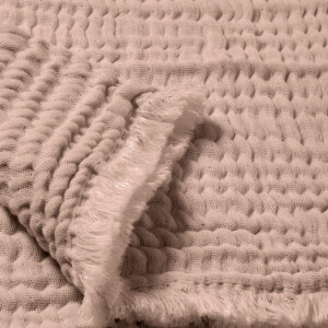 Nordic Coast Company Baby Musselindecke Fransen