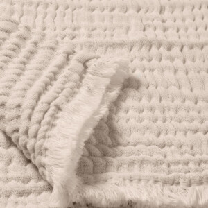Nordic Coast Company Baby Musselindecke Fransen