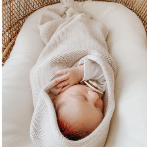 Hvid Pucksack Cocoon Merinowolle