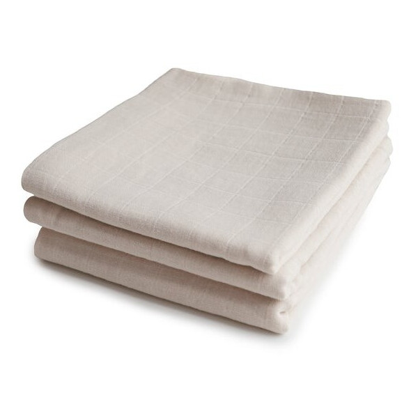 Mushie Musselin-Spucktücher 3er-Set