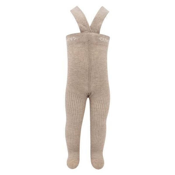 Ewers Strumpfhose Rippe mit Trägern Bio