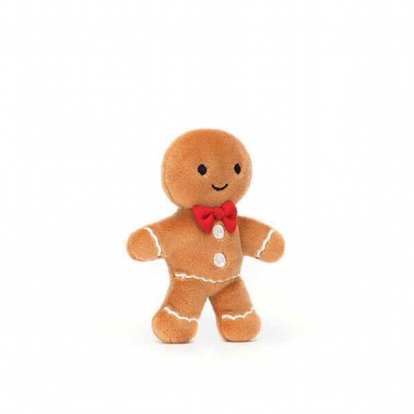 Jellycat London Festive Folly Gingerbread Man Small Little Pippa