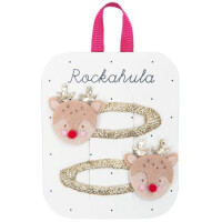 Rockahula Haarspangen 2 Stück Rentier