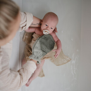 Mushie Waschhandschuh Bio 2er-Set