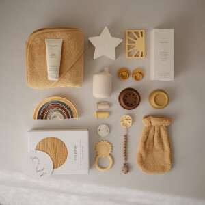 Mushie Waschhandschuh Bio 2er-Set