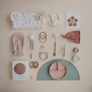 Mushie Waschhandschuh Bio 2er-Set