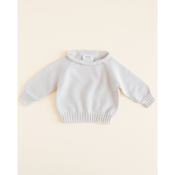 Hvid Sweater Georgette Merinowolle