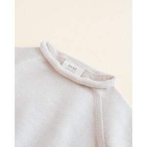 Hvid Sweater Georgette Merinowolle