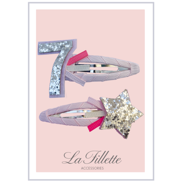 La Fillette Haarspangenset Geburtstag