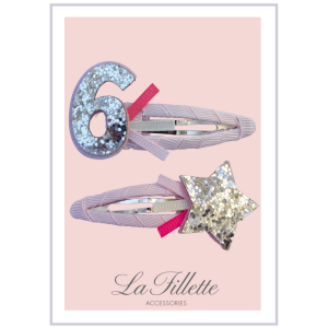 La Fillette Haarspangenset Geburtstag