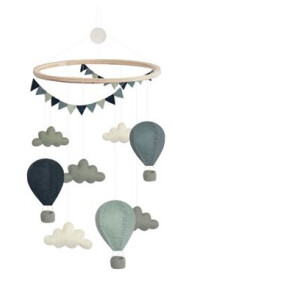 Gamcha Mobile Heißluftballons mit Wolken