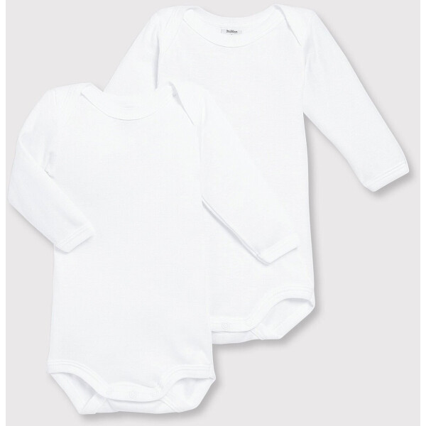 Petit Bateau Langarmbody 2er Set Biobaumwolle