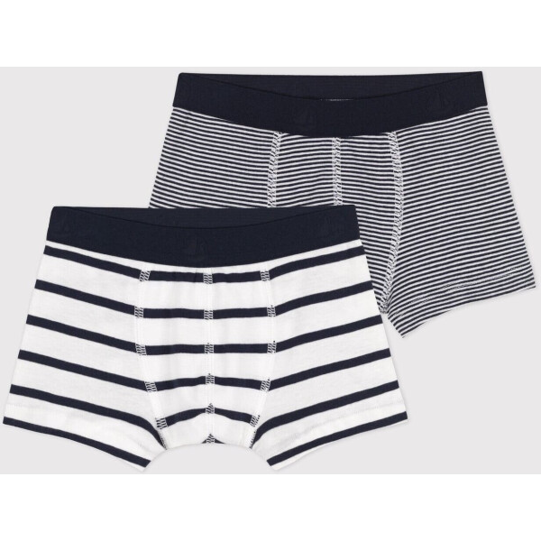 Petit Bateau Boxershorts 2er Set Maritim Biobaumwolle