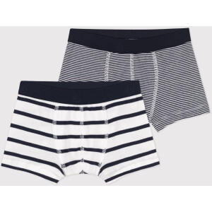 Petit Bateau Boxershorts 2er Set Maritim Biobaumwolle