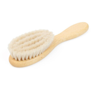 Grünspecht Bio-Ziegenhaarbürste personalisiert