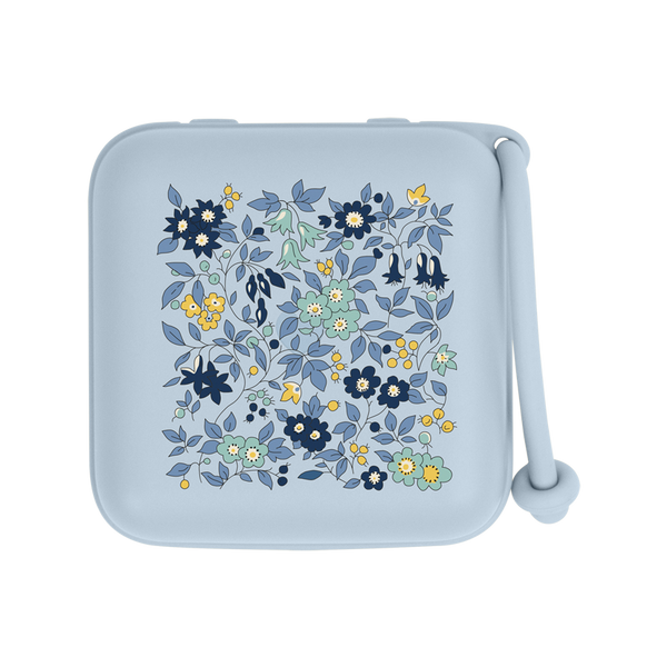 Bibs x Liberty Schnuller Box Chamomile Lawn Baby Blue