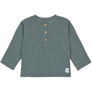 Lässig Langarmshirt aus Bio-Musselin