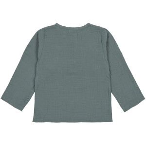 Lässig Langarmshirt aus Bio-Musselin