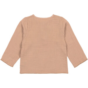 Lässig Langarmshirt aus Bio-Musselin