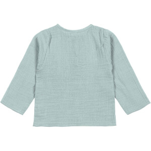 Lässig Langarmshirt aus Bio-Musselin
