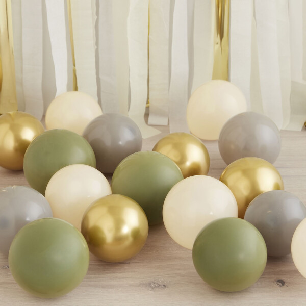 Ginger Ray Latex-Luftballons 12,7cm - 40 Stück, Matt & Frostig, Blau & Marineblau