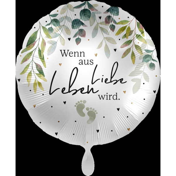 Premioloon Ballon Eukalyptus Fußabdruck