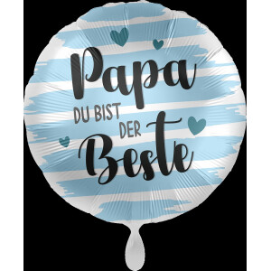 Premioloon Ballon "Papa du bist der Beste"