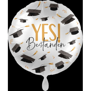 Premioloon Ballon "Yes! Bestanden"