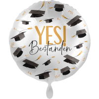 Premioloon Ballon "Yes! Bestanden"