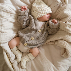 Cosyroots Oversize-Cardigan aus Biobaumwolle